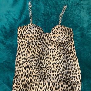 Cheetah Print Tank Top